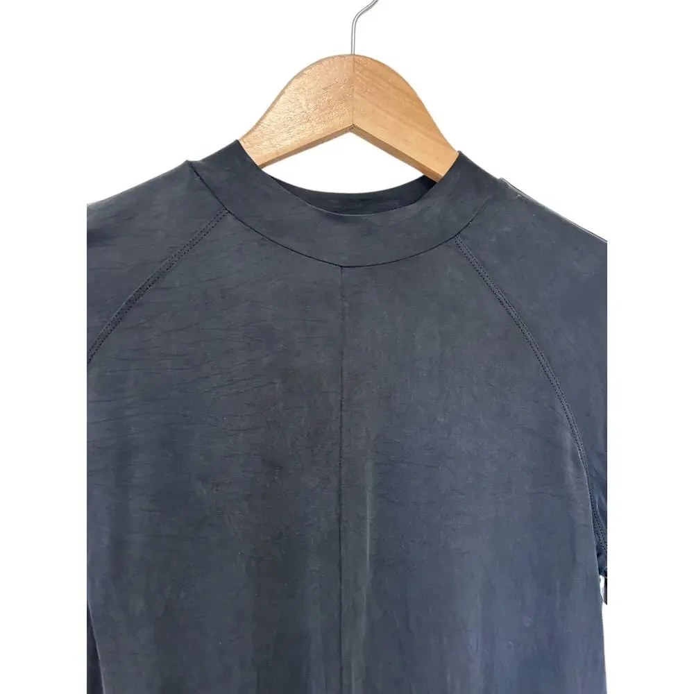 Lululemon Gray Mock Neck Long Sleeve Shirt Sz S